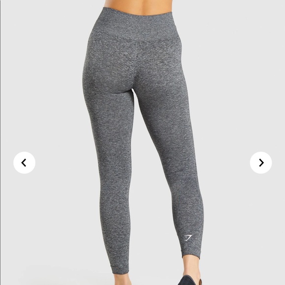 Gymshark Adapt Marl Seamless Leggings Black - Picture 4 of 4